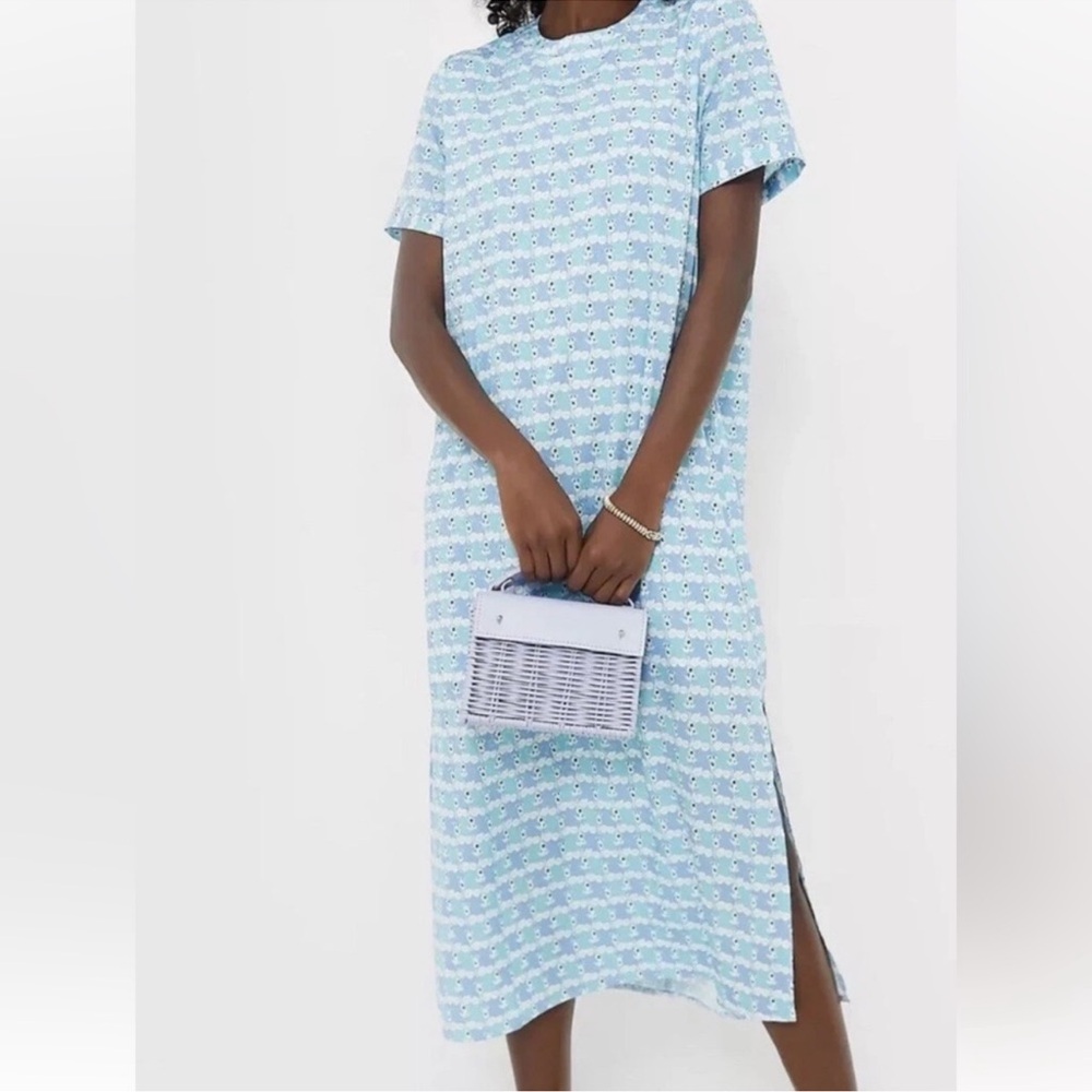 Tuckernuck Hyacinth House Geometric Print Caftan - Picture 1 of 2